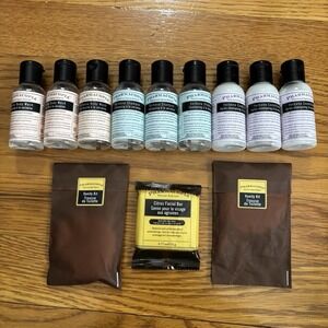 12 Pc Lot Pharmacopia Verbena Shampoo Conditioner Lotion Facial Bar Travel Kit